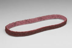 Scotch-Brite Surface Conditioning Low Stretch Belt, SC-BL, A/O Medium, 1/2" x 24", 20 per case