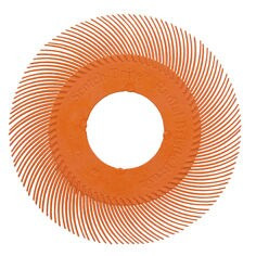Scotch-Brite Precision Radial Bristle Brush, PN-RB, 80+, 7-5/8", Type C, without Adapter, 70 per case