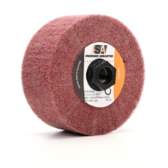 Standard Abrasives MD Mini-Brush 875712, 4-1/2" x 2" x 5/8-11 FB039 20-71 A MED Medium Density, 2 per case