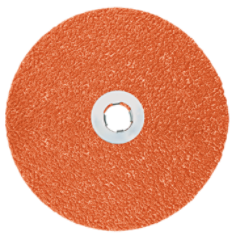 3M Fibre Disc 787C, GL Quick Change, 4-1/2", 80+, 25 per bag, 100 per case