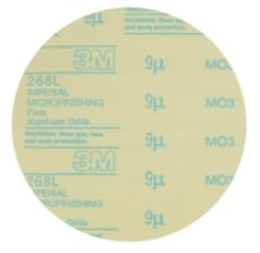 3M Hookit Microfinishing Film Disc 268L, 40 Mic 3MIL, Type D, 2" x 5/8", Die 200A