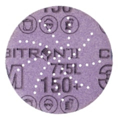 3M Xtract Cubitron II Film Disc 775L, 150+ 3MIL, 3", Die 300DS, 50 per carton, 250 per case