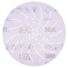 3M Xtract Film Disc 360L, P220 3MIL, 3", Die 300LG, 100 per carton, 500 per case