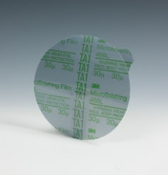 3M Hookit Microfinishing Film Disc 468L, 100 Mic 3MIL, Type E, 5" x NH, Die 500X
