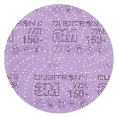 3M Xtract Cubitron II Film Disc 775L, 150+ 3MIL, 8", Die 800LG, 50 per carton, 250 per case