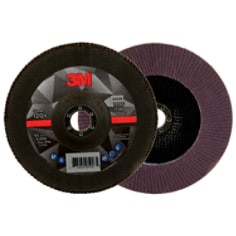 3M Flap Disc 769F, 120+, T27, 7" x 7/8", 5 per case