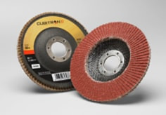 3M Cubitron II Flap Disc 969F, 80+, T29, 5" x 7/8", 10 per case