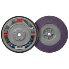 3M Flap Disc 769F, 80+, T29 Quick Change, 7" x 5/8"-11, 5 per case
