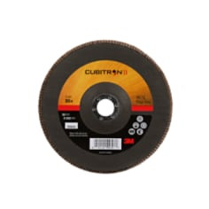 3M Cubitron II Flap Disc 967A, 80+, T27, 7" x 7/8", Giant, 5 per case
