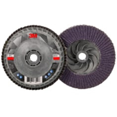 3M Flap Disc 769F, 40+ YF-weight, T27 Quick Change, 4-1/2" x 5/8" -11, 10 per case, Trial Pack