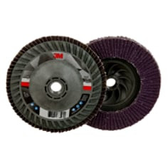 3M Flap Disc 769F, 40+, T27 Quick Change, 5" x 5/8"-11, 10 per case
