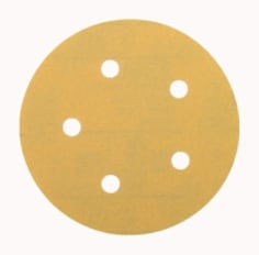 3M Hookit Paper Disc 210U, P400 A-weight, 5" x NH, D/F 5HL, Die 500FH