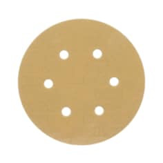 3M Hookit Paper Disc 236U, P400 C-weight, 6" x NH, D/F 6HL, Die 600HZ