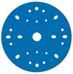 3M Hookit Blue Abrasive Disc 321U, 36170, 6", 40, Multi-hole, 50 Discs per carton, 4 Cartons per case