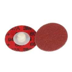 3M Cubitron II Roloc Durable Edge Disc 947A, 60+, X-weight, TR, Maroon, 1-1/2", Die R150S, 50 per carton, 200 per case