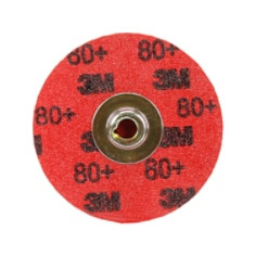 3M Cubitron II Roloc Durable Edge Disc 984F, 80+, YF-weight, TSM, Maroon, 1-1/2", Die RS150SM, 50 per carton, 200 per case