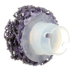 Scotch-Brite Roloc Pro Brake Hub Cleaning Disc, XO-DR, 07546, SiC Extra Coarse, 1-1/2" x 5/8", 10 per carton, 60 per case