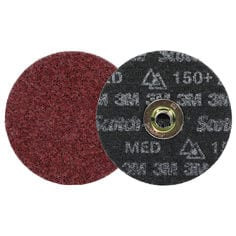 Scotch-Brite Precision Heavy Duty Surface Conditioning TN Quick Change Disc, HD-DN, Medium 150+, 5", 50 per case