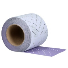 3M Cubitron II Hookit Clean Sanding Sheet Roll 34472, 600+ Grade, 115 mm x 12 m, 5 rolls per case