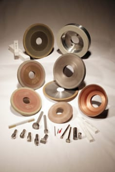 3M Resin Bond CBN Wheels and Tools, 1A1, 8X3/16X1.2598, X=1/4 B120 164BL - MMMRBBW37620