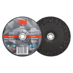 3M Silver Depressed Center Grinding Wheel, 87455, 36+, T27, 4" x 1/4" x 3/8", 10 per carton, 20 per case