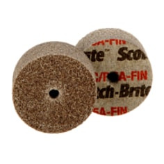 Scotch-Brite Cut and Polish Unitized Wheel, CP-UW, 5A Fine, 2" x 1" x 1/4", 15 per case