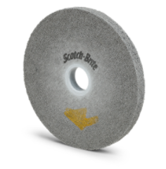 Scotch-Brite EXL Pro Deburring Convolute Wheel, EP-WL, 10S Fine, 6" x 1/2" x 1", 4 per case