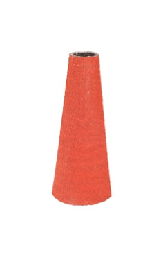 3M Cloth Cone 777F, P120 YF-weight, 4.1732" x 2-7/8" x 1.2132", Film-lok, Full-flex, Die CS902, 200 per case