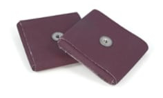 3M Square Pad 341D, 2" x 2" x 3/8", P120 X-weight, 50 per bag, 100 per case