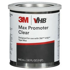 3M VHB Tape Max Promoter, Clear, 1 Quart, 12 Can per case