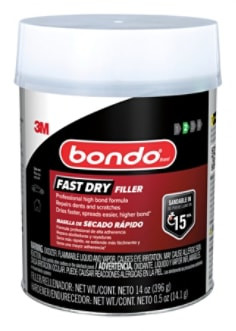 Bondo Fast Dry Filler FD-PT-ES, 14 oz (396.89 g), 8 per case