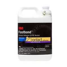 3M Fastbond Contact Adhesive 30NF, Neutral, 1 Gallon, 1 Can per case, Sample