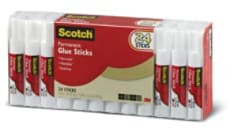 Scotch Glue Sticks 6008-24-S, .28 oz (8 g), 24-Pack