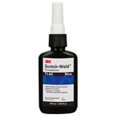 3M Scotch-Weld Threadlocker TL42, Blue, 50 mL Bottle, 10 per case
