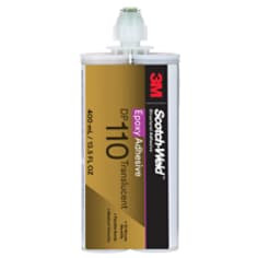 3M Scotch-Weld Epoxy Adhesive DP110, Translucent, 400 mL Duo-Pak, 6 per case