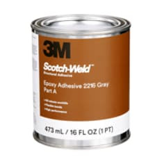 3M Scotch-Weld Epoxy Adhesive 2216, Gray, Part B/A, 1.66 Pint, 6 kit per case