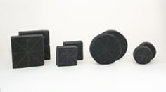 3M Fire Barrier Pass-Through Device Foam Plugs, 4" Square