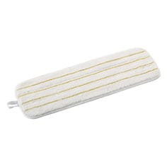 3M Easy Shine Applicator Pad, White with Yellow Stripes, 24", 10 per case