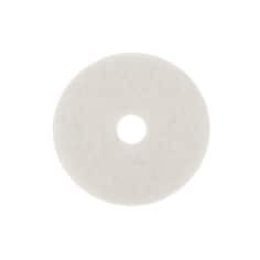 3M White Super Polish Pad 4100, 19", 5 per case