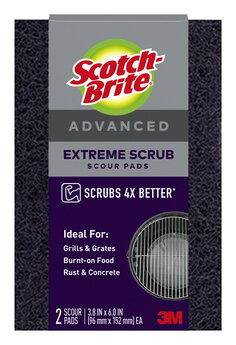 Scotch-Brite Extreme Scrub Scour Pad 77222-R, 6/2