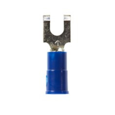 3M Scotchlok Block Flanged Fork, Vinyl"sulated Butted Seam MVU14-6FFBK, 16-14 AWG, 1000 per case