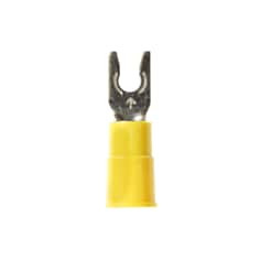 3M Scotchlok Locking Fork Vinyl"sulated, 50 per bottle, MV10-6FLX, spring-like tongue firmly fits around the stud, 500 per case