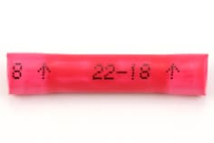3M Butt Connector, Vinyl"sulated Butted Seam 22-18 AWG, 94785, 61-P