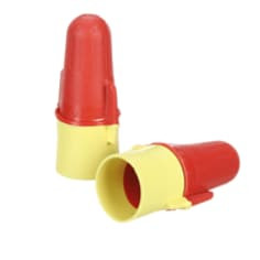 3M Performance Plus Wire Connector R/Y+POUCH, 100 per pouch, 1000 per case