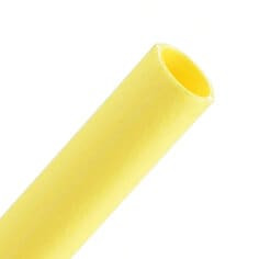 3M Heat Shrink Thin-Wall Tubing FP-301-1/16-Yellow-1000`: 1000 ft spool length, 3000 ft per case