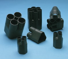 3M Heat Shrinkable Cable Breakout Boot HDBB-505-1-250: black, 5-way outlet, 1 per case