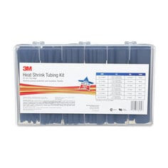 3M Heat Shrink Tubing Assorted Black Kit FP-301-Black, 5 kits per case