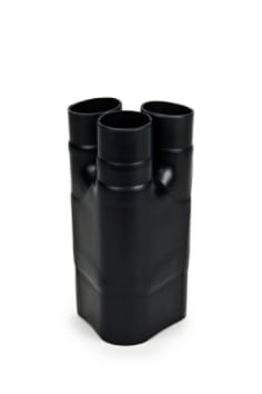 3M Heat Shrinkable Cable Breakout Boot HDBB-335-1-250: black, 3-way outlet, 1 per case