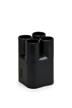 3M Heat Shrinkable Cable Breakout Boot HDBB-420-1-250: Black, 4-way outlet, 1 per case