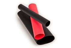 3M Thin-Wall Flexible Polyolefin Adhesive-Lined Heat Shrink Tubing EPS400 0.7" Black 6-in pieces, 10 Packs per case